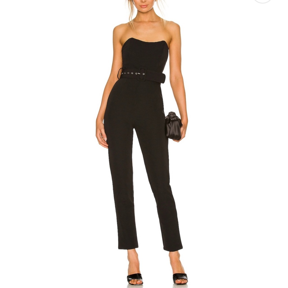 Superdown Naomi Belted Jumpsuit